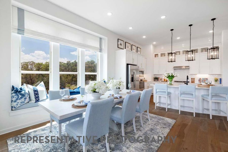 Furnished interior view inside a new home in Two Step Farm, Montgomery (Image 4).