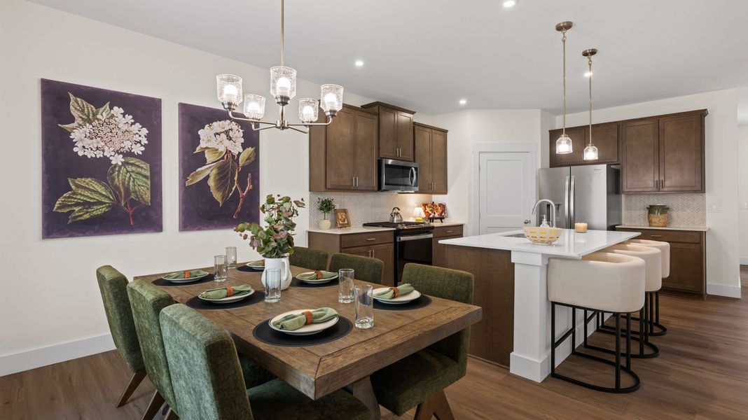 Furnished interior view inside a new home in Lone Oaks Farm, Cleveland (Image 14).