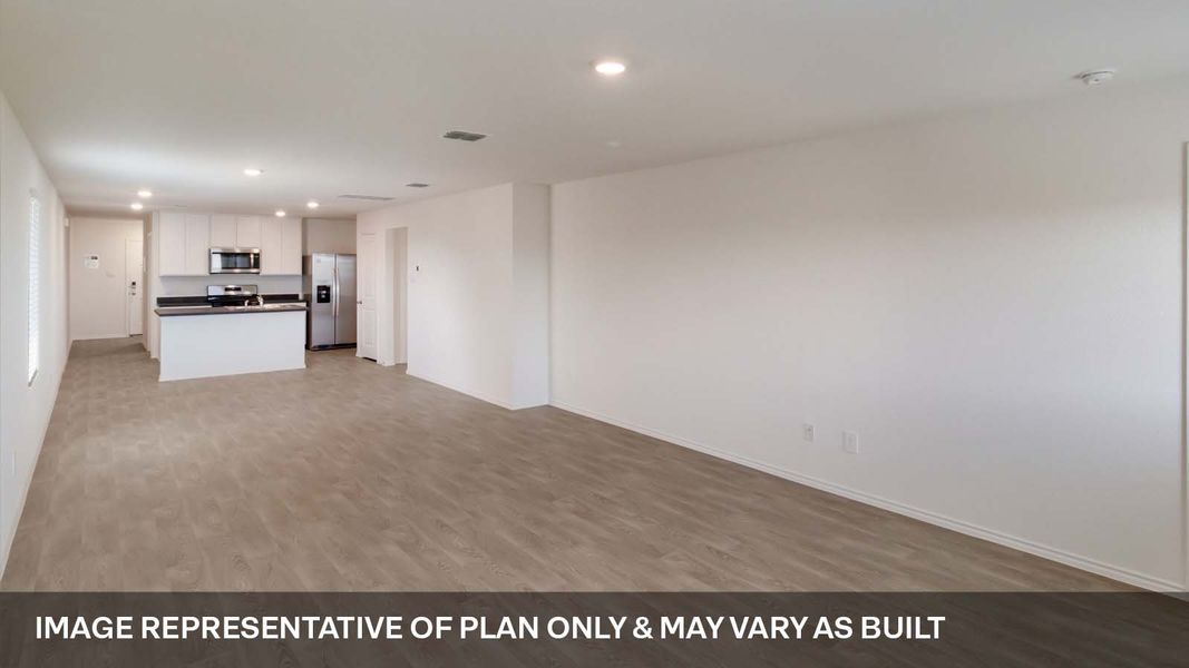 Representative unfurnished interior of a home built from the The Caprock by D.R. Horton in Marigold, Kyle (Image 9). Representative unfurnished interior of a home built from the The Caprock by D.R. Horton in Marigold, Kyle (Image 9).