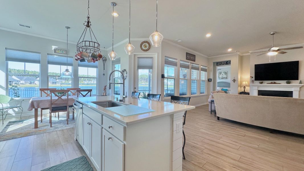 Furnished interior view inside a new home in , Summerville (Image 9). Furnished interior view inside a new home in , Summerville (Image 9).