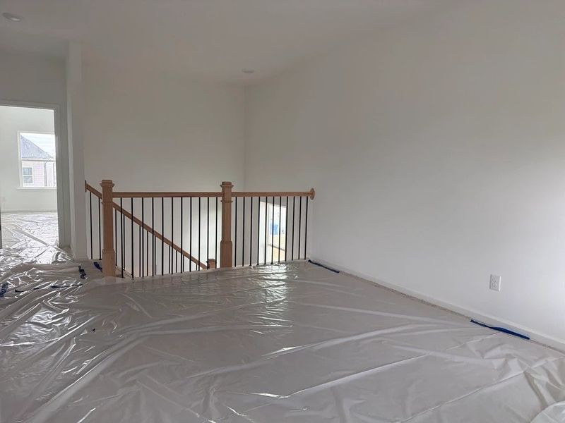 In-progress construction of a new home in Rowland's Grant, Fuquay Varina, NC (Image 24).