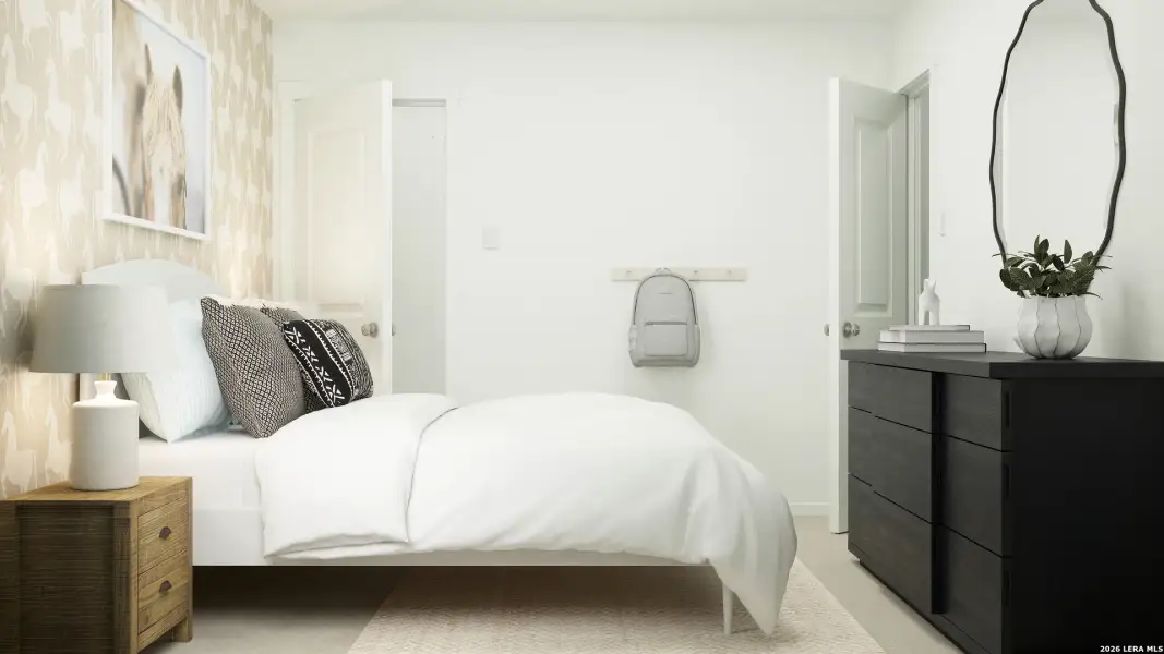 Furnished interior view inside a new home in Sapphire Grove, San Antonio (Image 3).