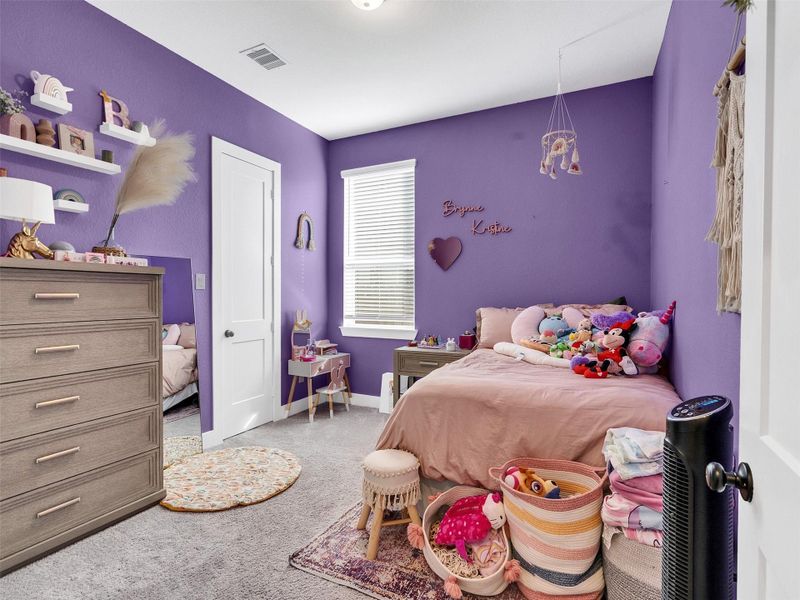 Room has been painted back to original color.