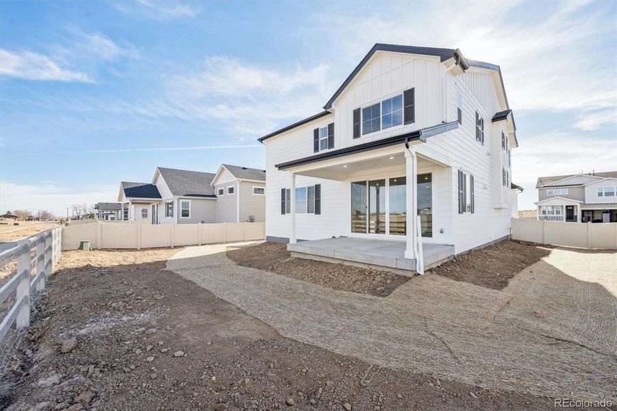 Exterior details and patio area of a home in Vista West, Keenesburg (Image 4).