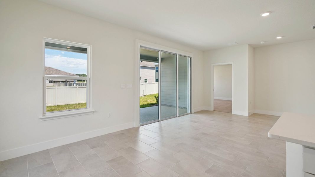 Representative unfurnished interior of a home built from the LANTANA by D.R. Horton in Buchanan Trails, Newberry (Image 19).