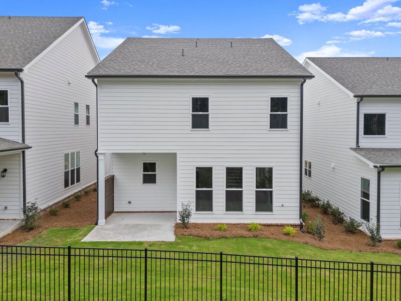 Representative exterior details of a home built from the The Castleberry by The Providence Group in Palisades Single Family, Cumming (Image 31).