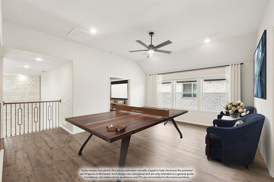 Furnished interior view inside a new home in Mockingbird Heights, Midlothian (Image 11).