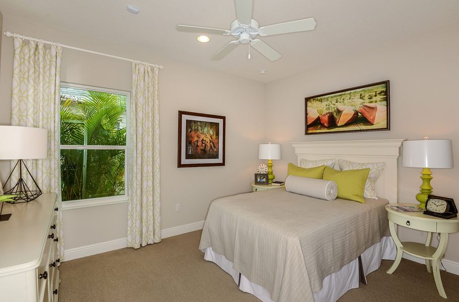 Representative furnished interior of a home built from the Fresh Spring by Neal Communities in SkySail, Naples (Image 11).
