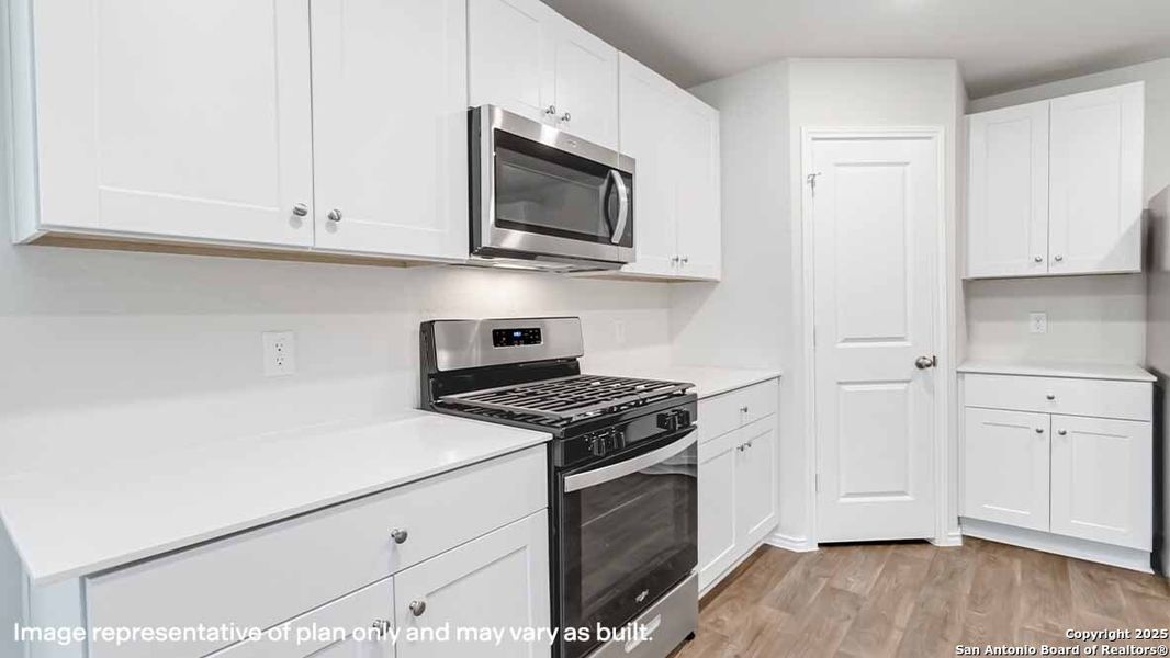 Furnished interior view inside a new home in Redbird Ranch, San Antonio (Image 3).