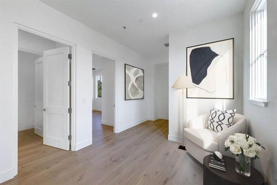 Furnished interior view inside a new home in Amarra Villas, Austin (Image 24).