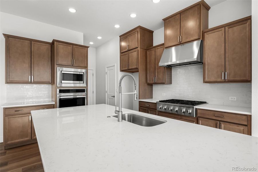 Furnished interior view inside a new home in Trailside at Cottonwood Creek, Colorado Springs (Image 15). Furnished interior view inside a new home in Trailside at Cottonwood Creek, Colorado Springs (Image 15).