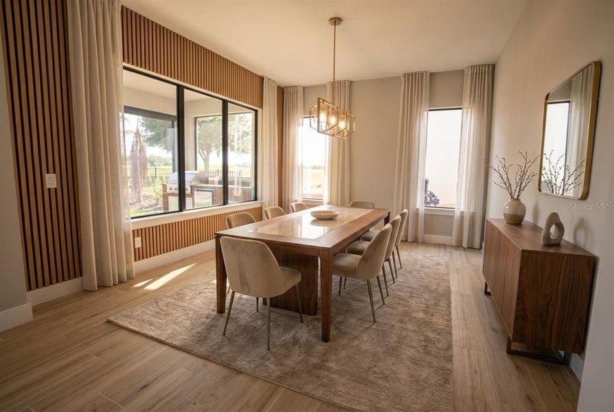 Furnished interior view inside a new home in Bella Collina, Montverde (Image 9).