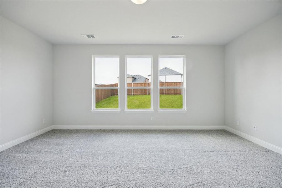 Spacious, unfurnished interior of a new home in Santorini, Seagoville (Image 12). Spacious, unfurnished interior of a new home in Santorini, Seagoville (Image 12).