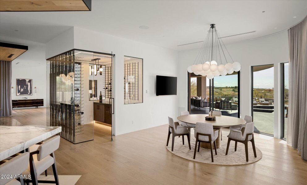 Breakfast Nook View from Kitchen