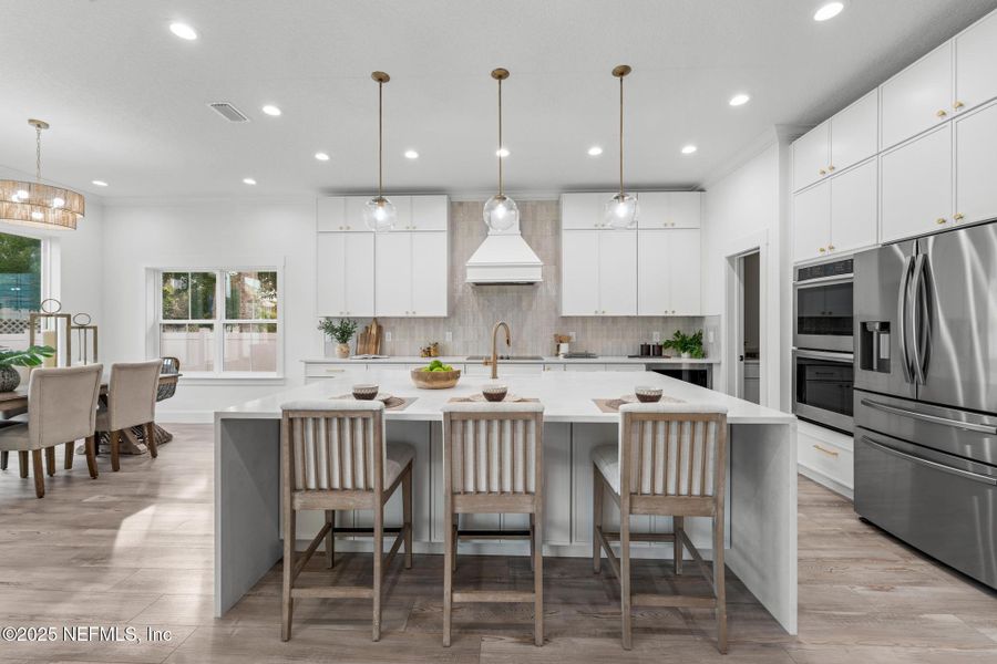 Furnished interior view inside a new home in , Jacksonville Beach (Image 8). Furnished interior view inside a new home in , Jacksonville Beach (Image 8).