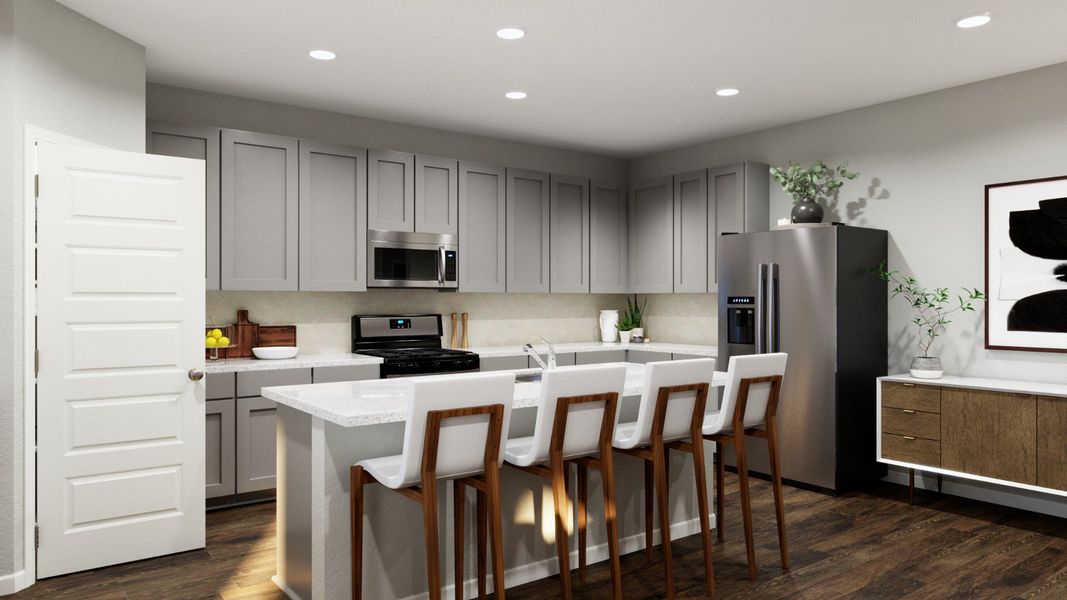 Representative furnished interior of a home built from the The Sienna - April Sound by Legend Homes in Lake Conroe Area Homes, Montgomery (Image 10).