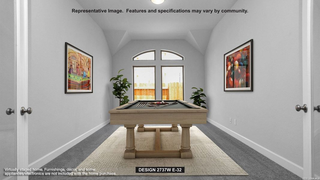 Furnished interior view inside a new home in Homestead, Schertz (Image 6).