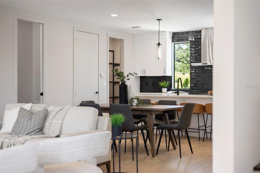 Furnished interior view inside a new home in , St. Petersburg (Image 10).