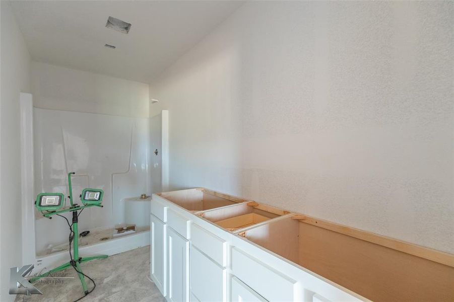 Full bath with walk in shower