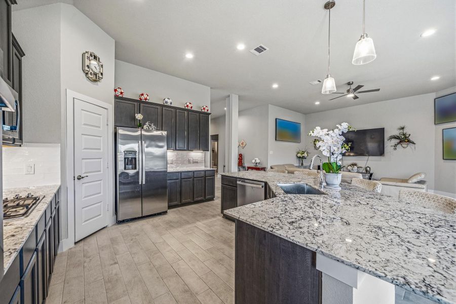 Furnished interior view inside a new home in Morton Creek Ranch, Katy (Image 29).