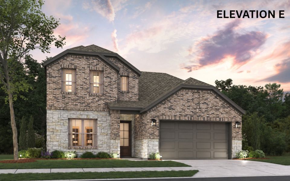 Representative exterior photo of a completed home built from the Madison by Cambridge Homes in Ribbonwood, Aubrey, TX (Image 20). Representative exterior photo of a completed home built from the Madison by Cambridge Homes in Ribbonwood, Aubrey, TX (Image 20).