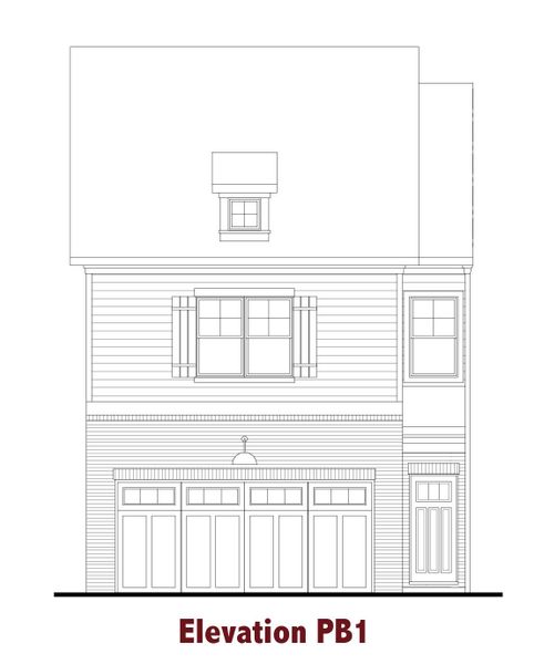 Representative rendering of the exterior for the Cheshire by Chafin Communities (Image 1).