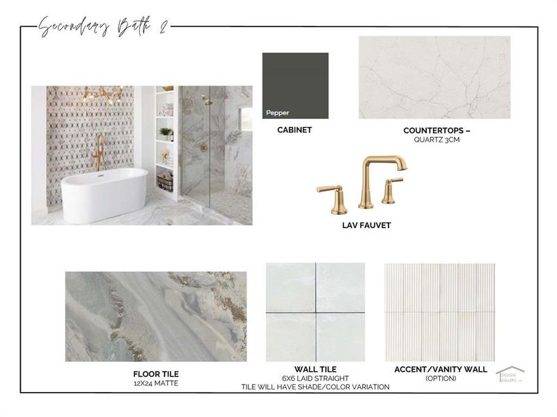 Santorini Design package- all materials subject to change depending on availability.