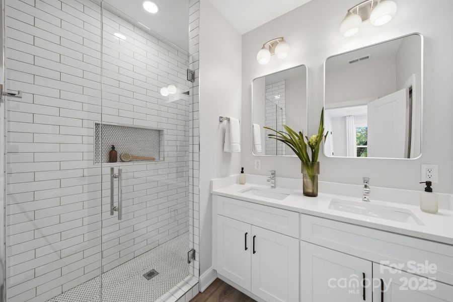 Furnished interior view inside a new home in , Charlotte (Image 33).