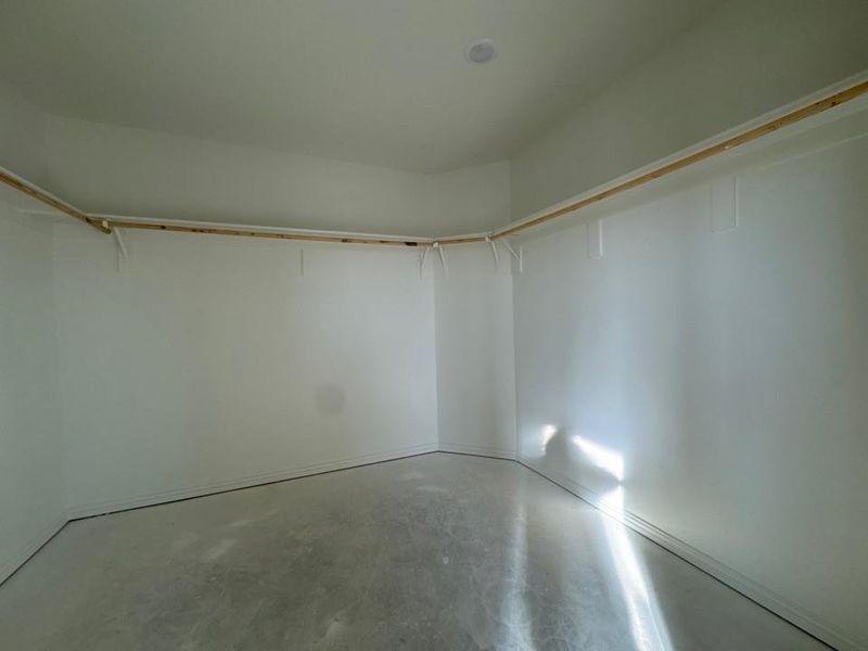 View of spacious closet