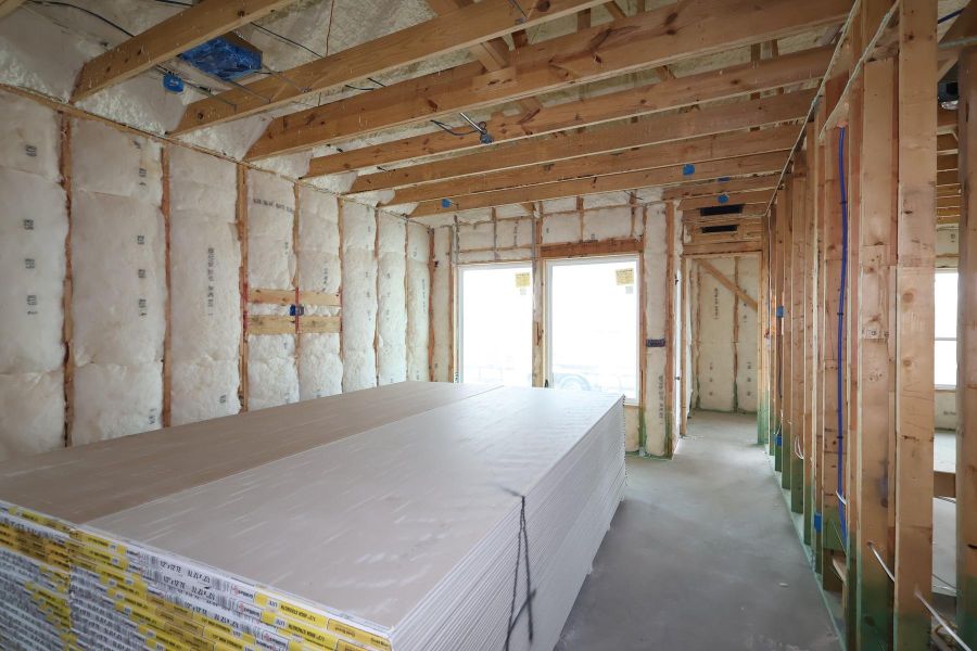 In-progress construction of a new home in The Grand Prairie - Meadow Collection, Hockley, TX (Image 30).