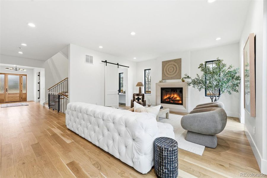 Furnished interior view inside a new home in , Denver (Image 33). Furnished interior view inside a new home in , Denver (Image 33).