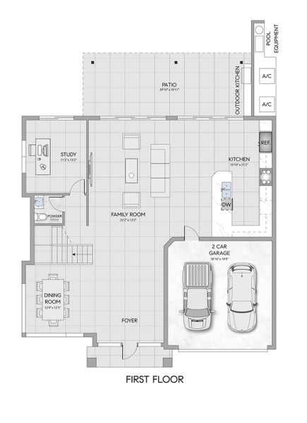 2D floor plan layout of this home in , Fort Lauderdale, FL (Image 2). 2D floor plan layout of this home in , Fort Lauderdale, FL (Image 2).