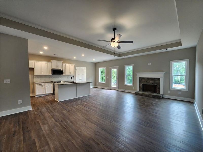 Spacious, unfurnished interior of a new home in Benson Estates, Dallas (Image 10). Spacious, unfurnished interior of a new home in Benson Estates, Dallas (Image 10).