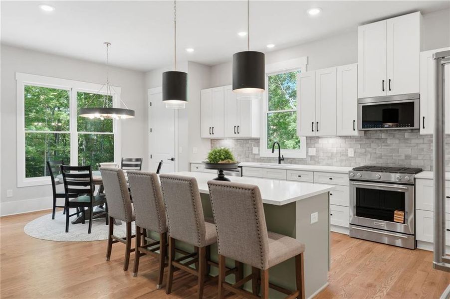 Furnished interior view inside a new home in , Canton (Image 47).