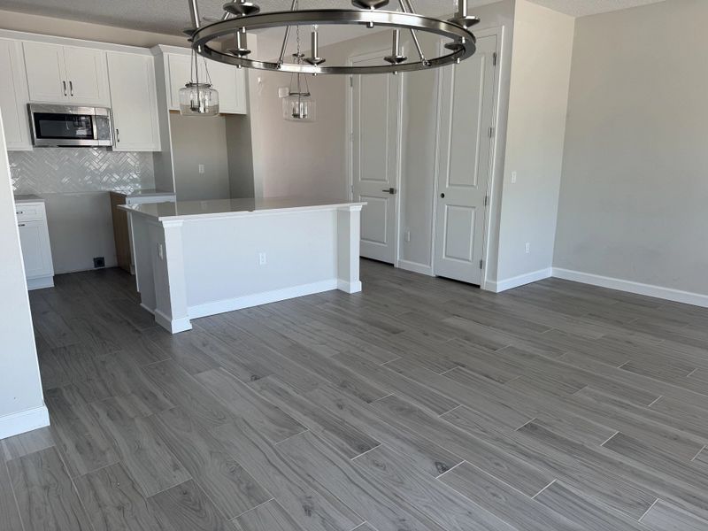 Kitchen and Living Room