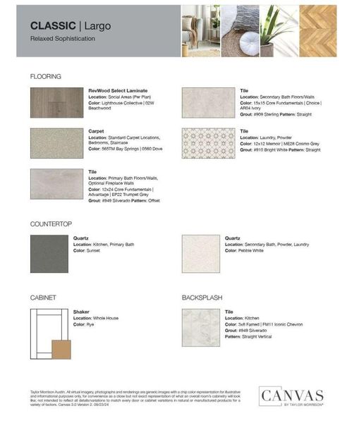 Interior Design Selections