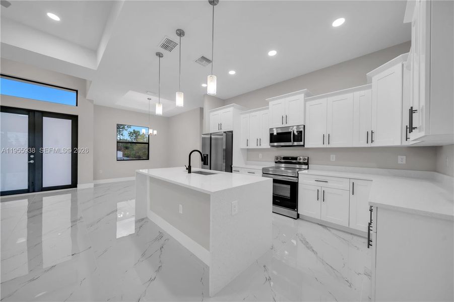 Furnished interior view inside a new home in , Lehigh Acres (Image 5).