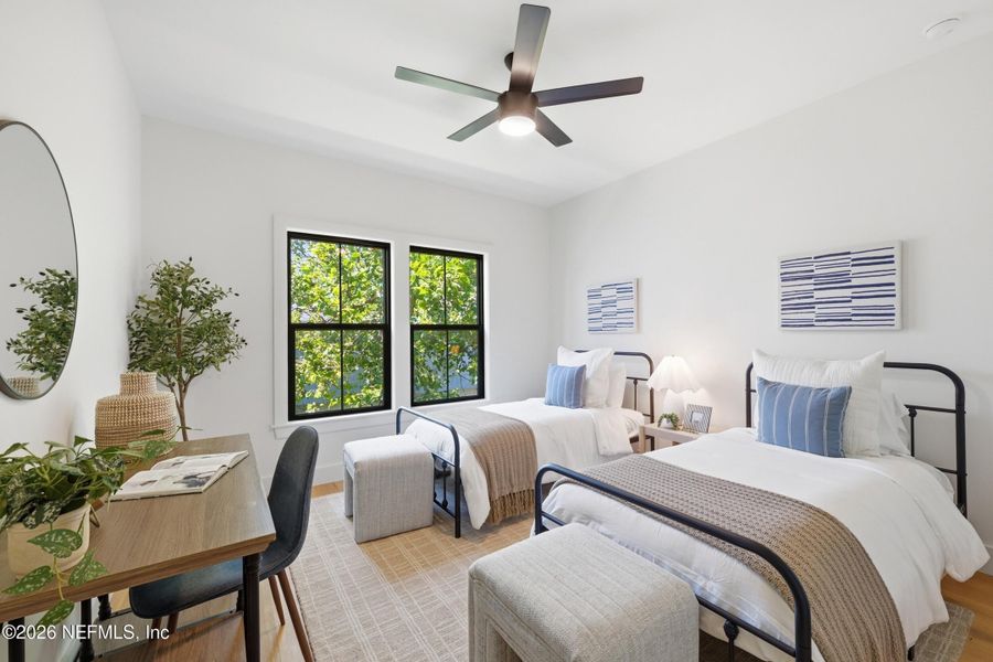Furnished interior view inside a new home in , Jacksonville Beach (Image 17).