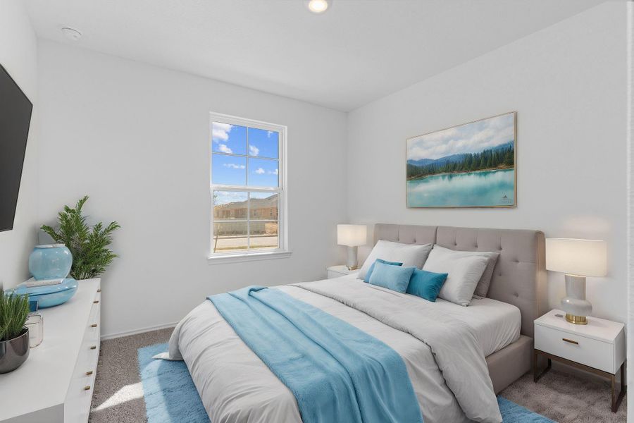 Furnished interior view inside a new home in Emberly, Beasley (Image 7).