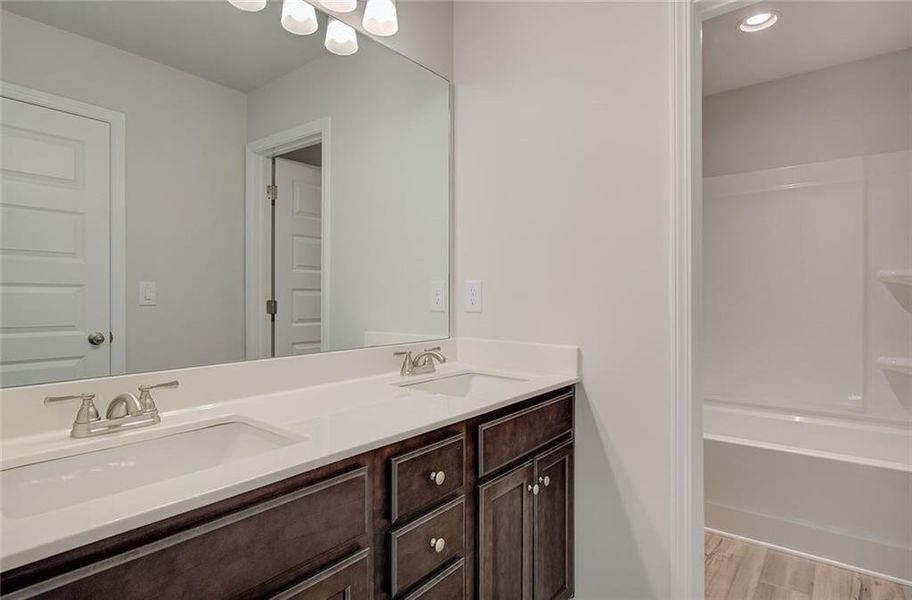 Furnished interior view inside a new home in Crofton Place Enclave, Snellville (Image 8).