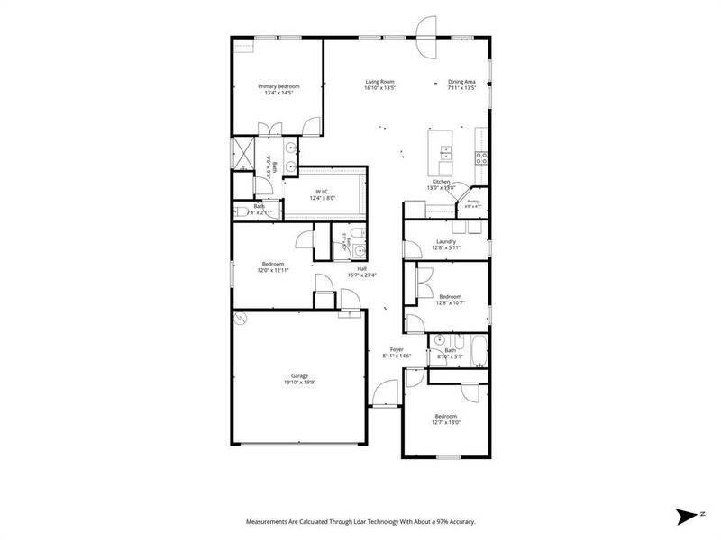 2D floor plan layout of this home in Stratton Place, Greenville, TX (Image 5). 2D floor plan layout of this home in Stratton Place, Greenville, TX (Image 5).