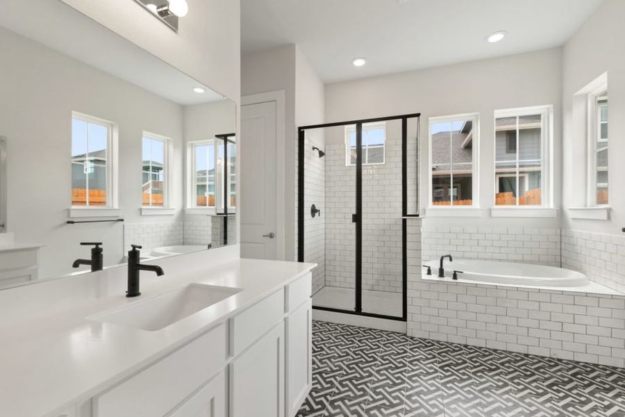 Representative furnished interior of a home built from the Eldorado by Pacesetter Homes in Easton Park, Austin (Image 6). Representative furnished interior of a home built from the Eldorado by Pacesetter Homes in Easton Park, Austin (Image 6).