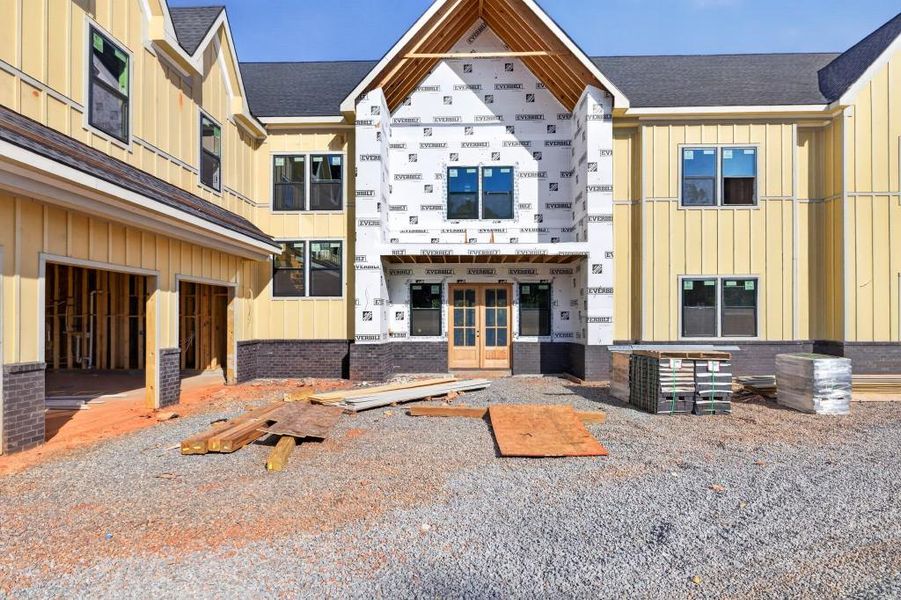 In-progress construction of a new home in , Monticello, GA (Image 27).