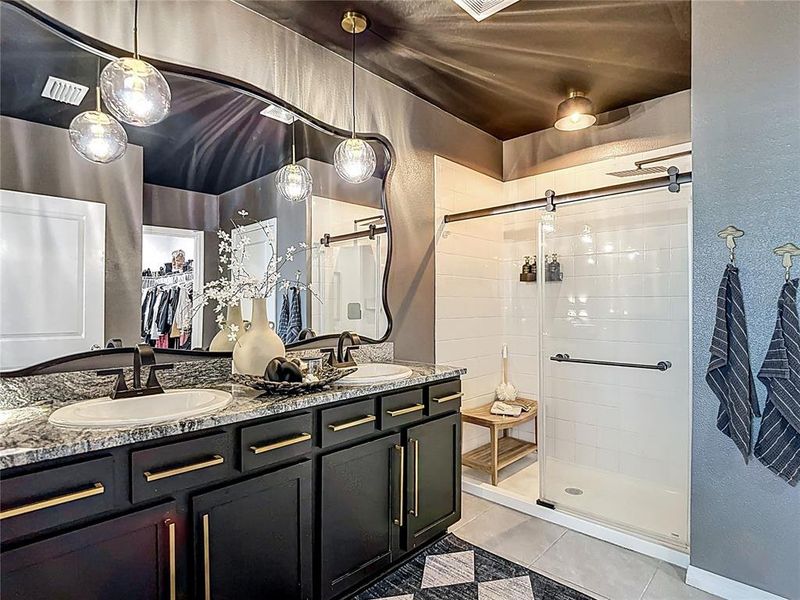 Furnished interior view inside a new home in , San Antonio (Image 44).