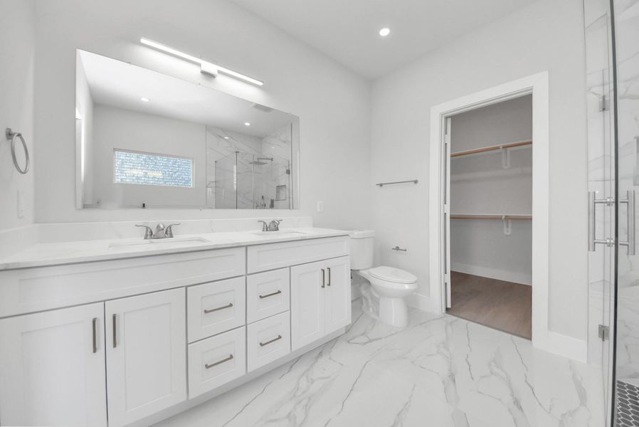 Furnished interior view inside a new home in , Cleveland (Image 9).