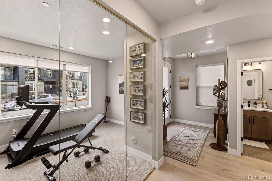 Furnished interior view inside a new home in Baseline, Broomfield (Image 18).