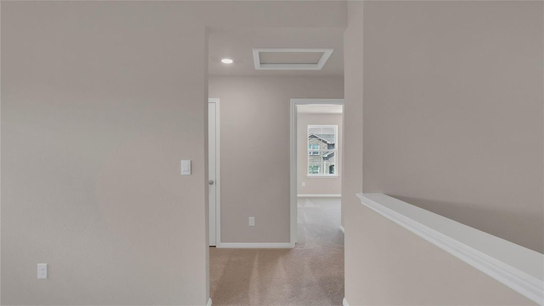 Spacious, unfurnished interior of a new home in Carillon, Manor (Image 27).