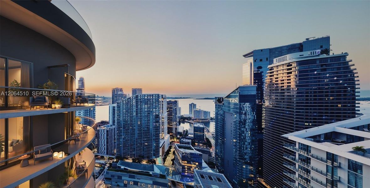 Condo located in Miami, FL showcasing its design and architecture (Image 10).