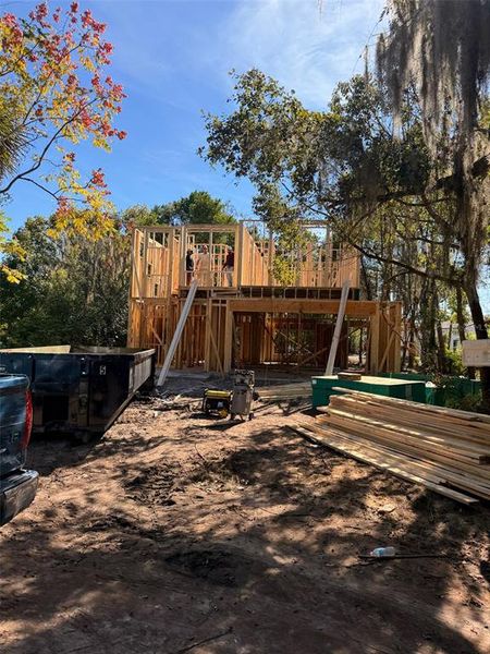 In-progress construction of a new home in , Palatka, FL (Image 19).