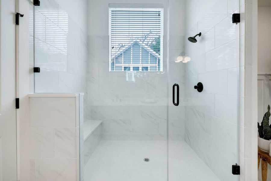 Spa-Like Master Ensuite with Sleek Glass Shower Spa-Like Master Ensuite with Sleek Glass Shower